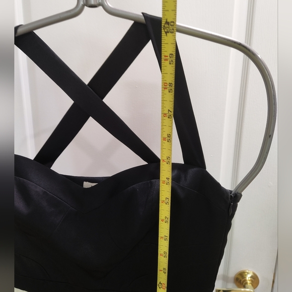 Black and white evening gown - Picture 7 of 8